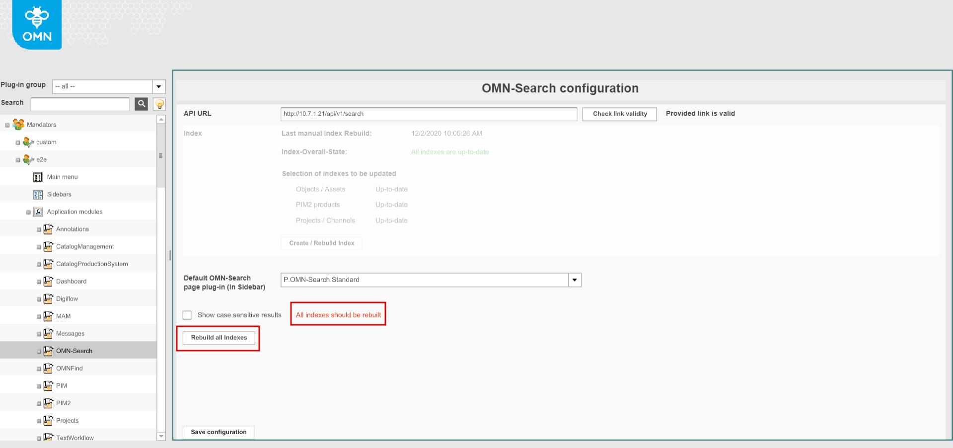 OMNSearch application plugin - Show case sensitive results - rebuild after changing the state