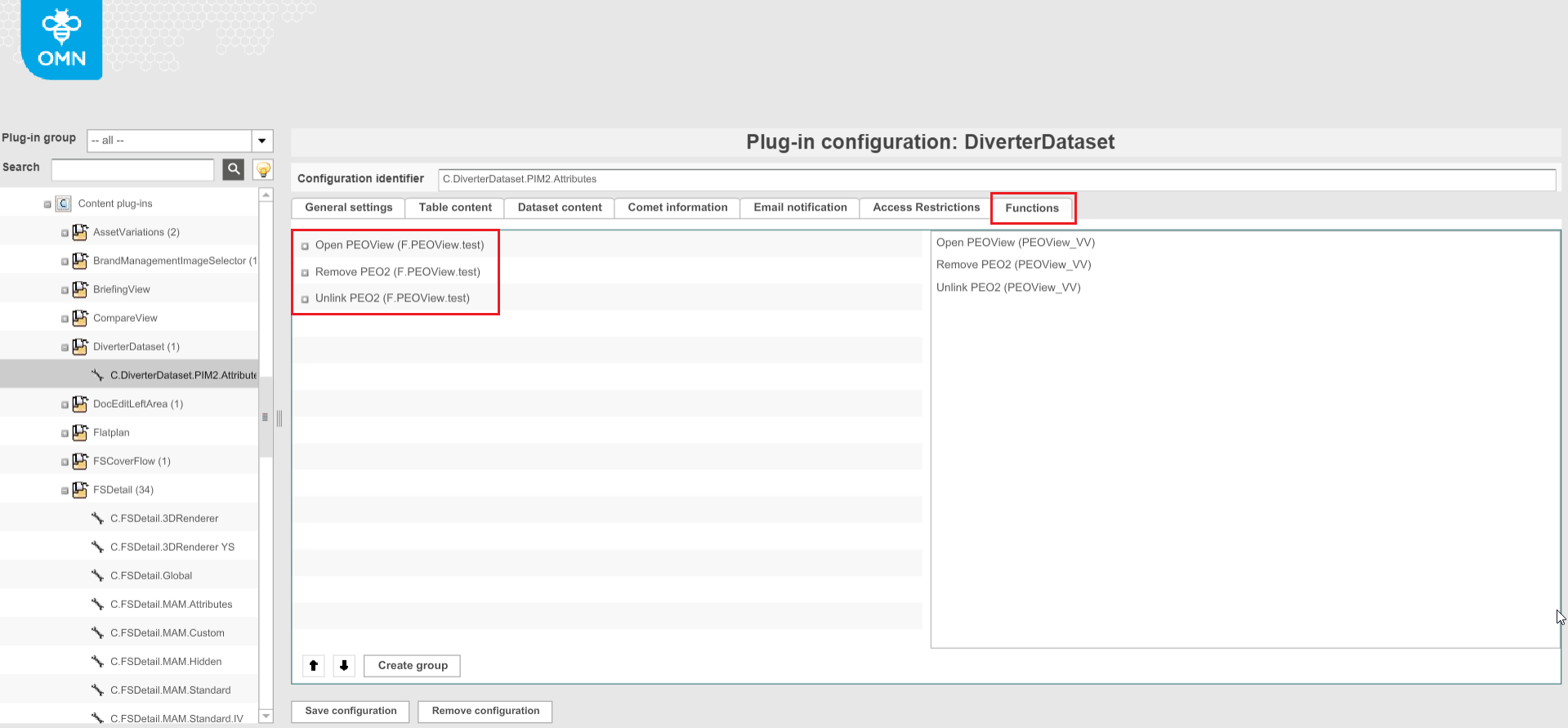 Diverter with PEO functions