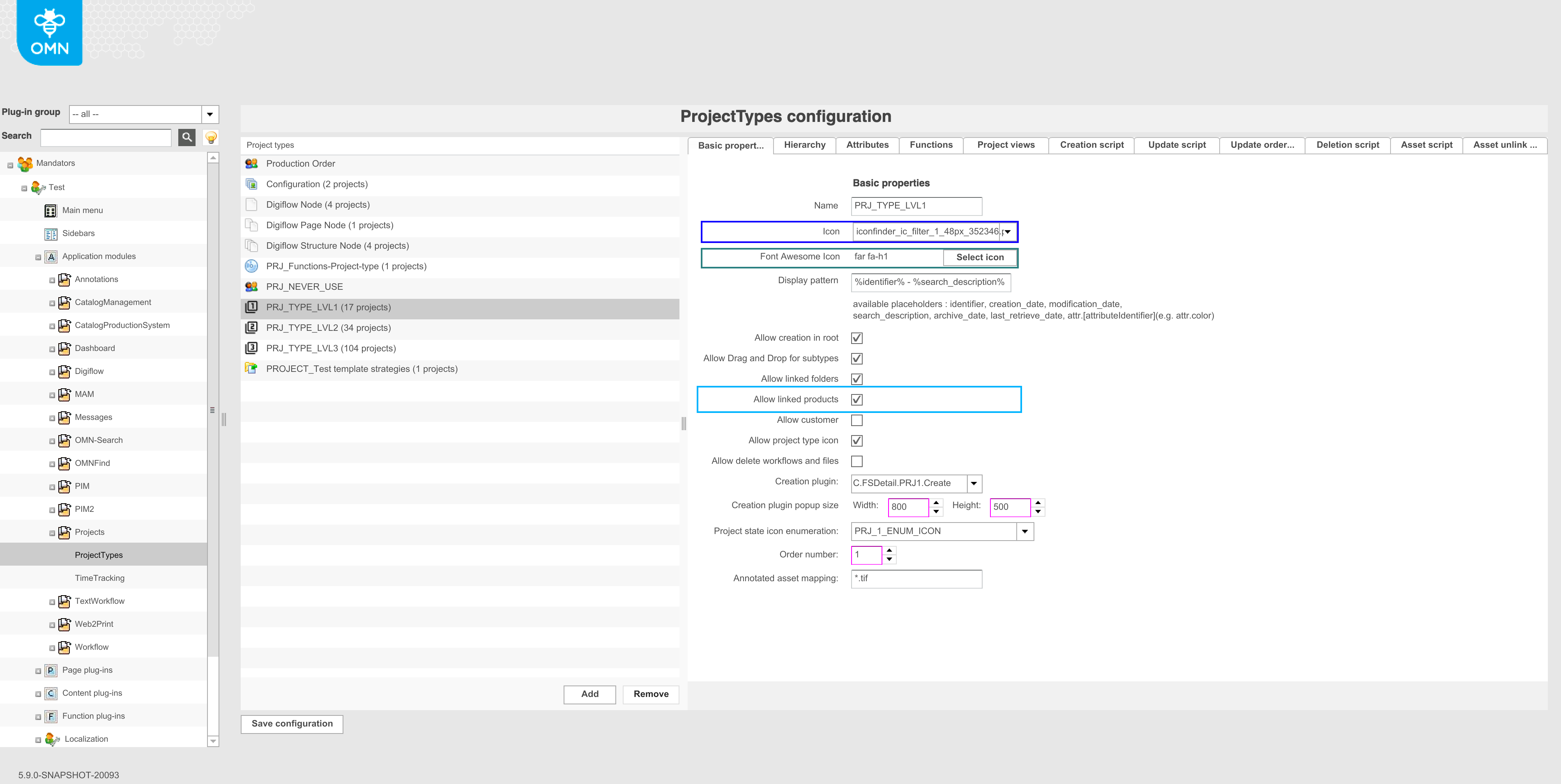 Allow linked products