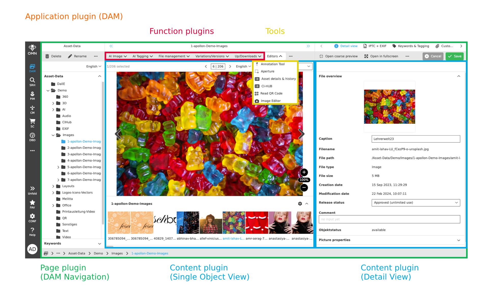 plugin concept structure in frontend