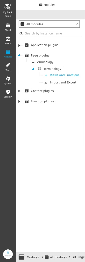 configuration structure  terminology
