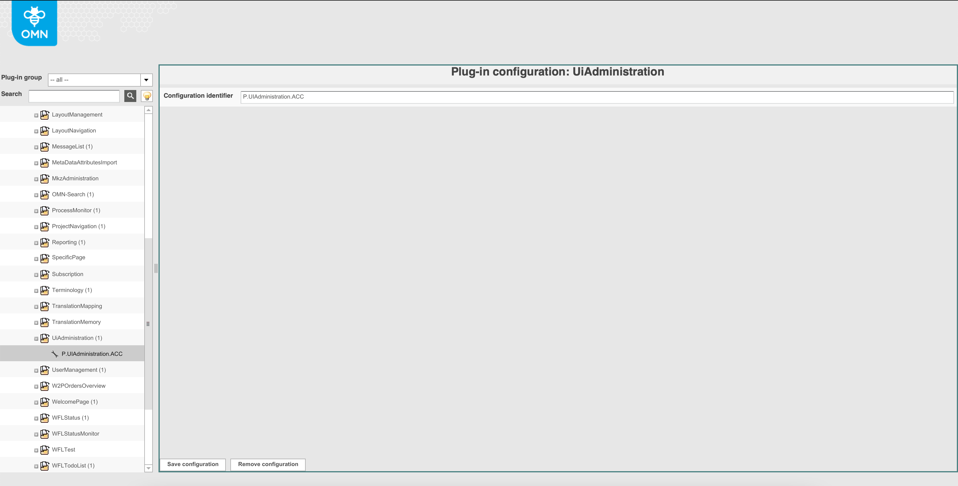 ui administration flex