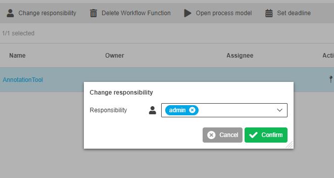 change responsibility function