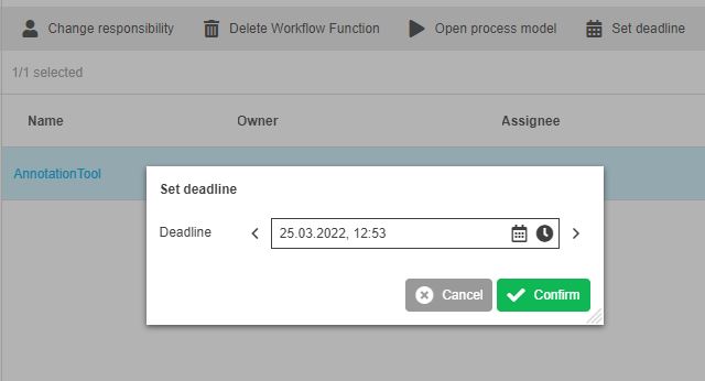 set deadline function