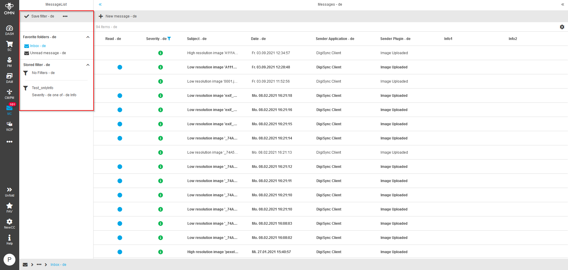OMN EndUser MessageClient AB3