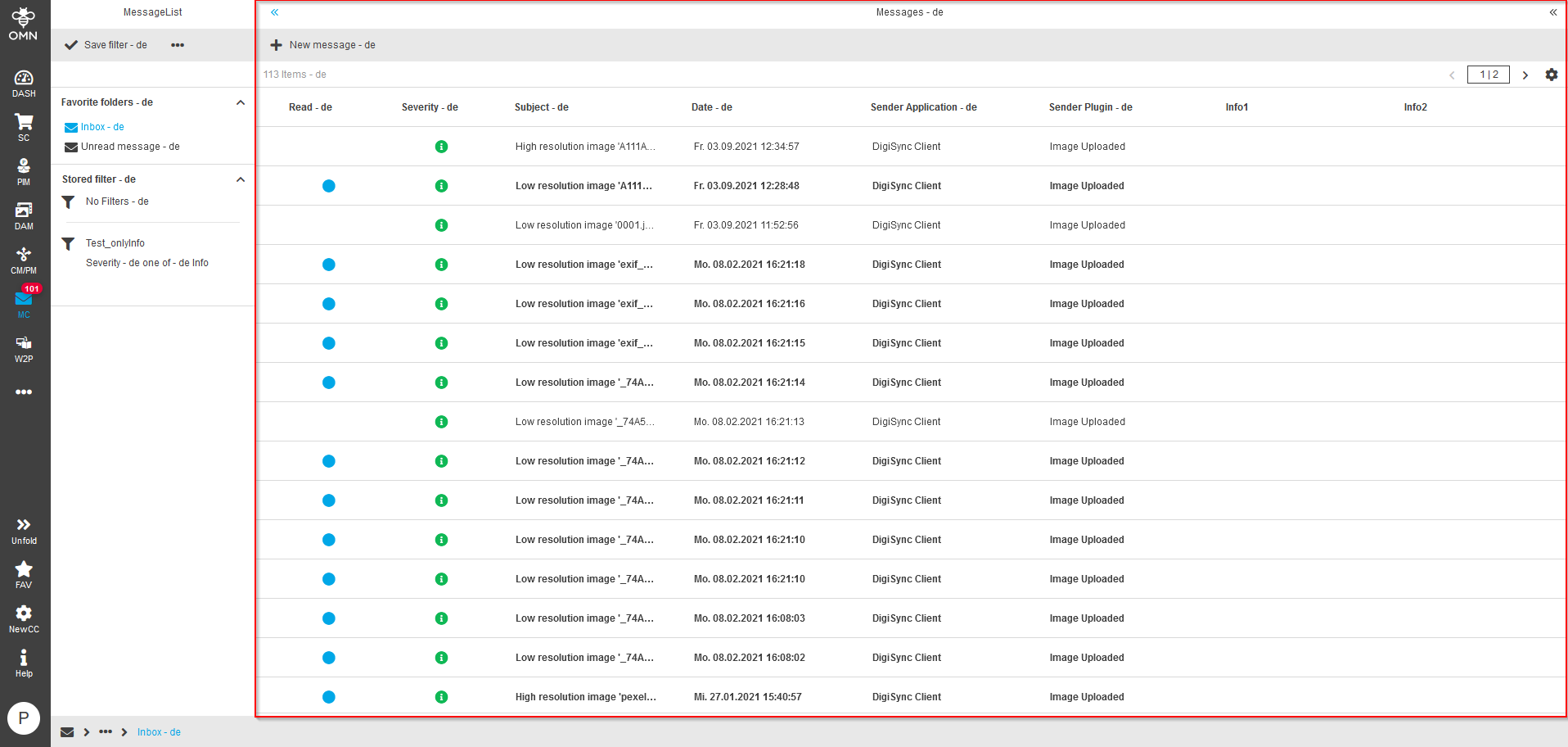 OMN EndUser MessageClient AB6