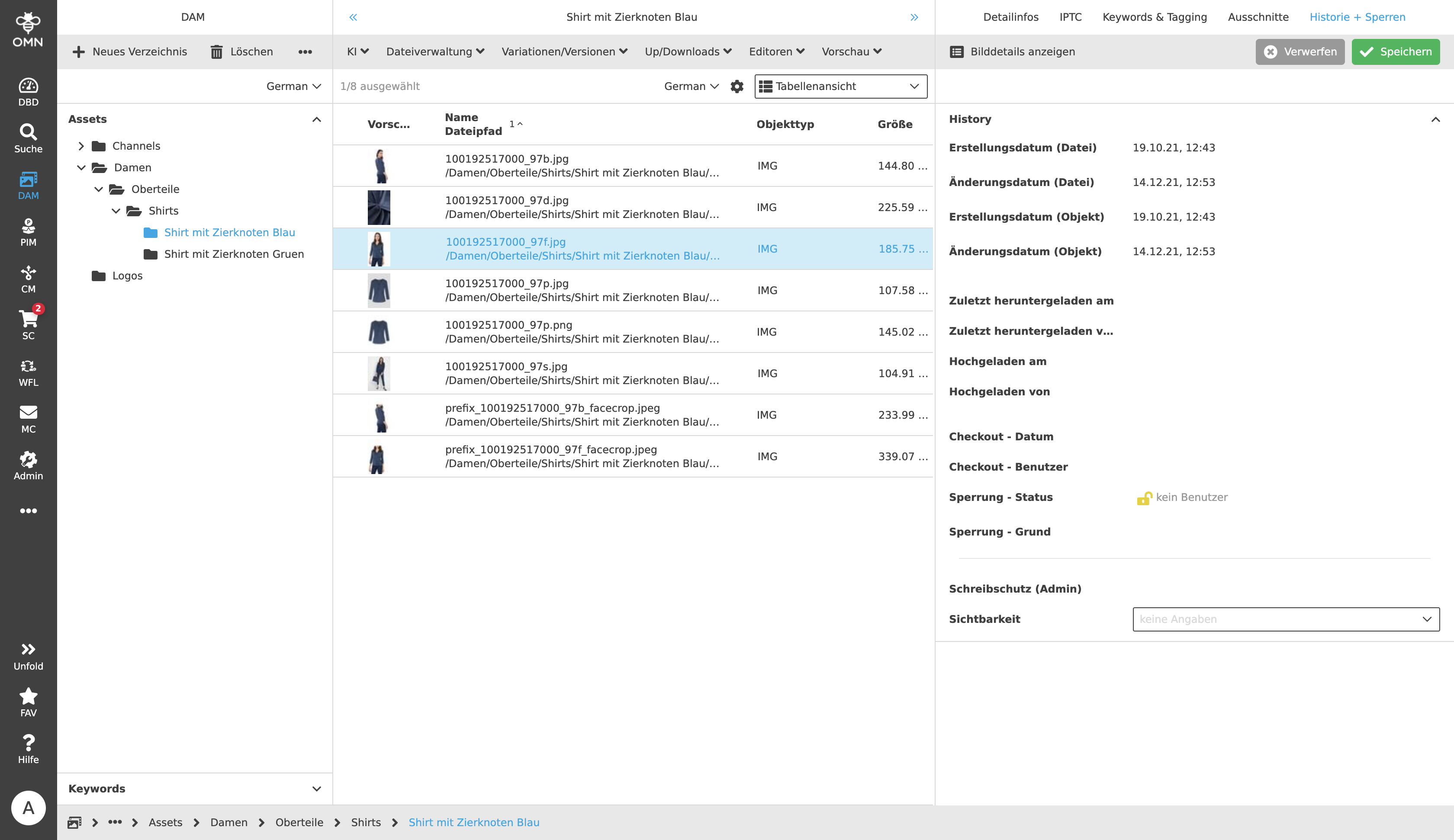 MainModule DAM History