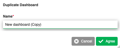 Enter title of duplicated dashboard