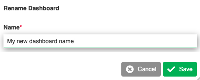 Enter new dashboard title