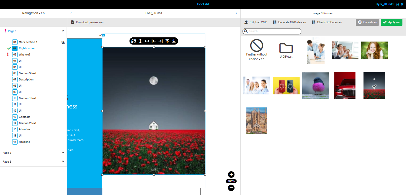 DocEdit Image box editor