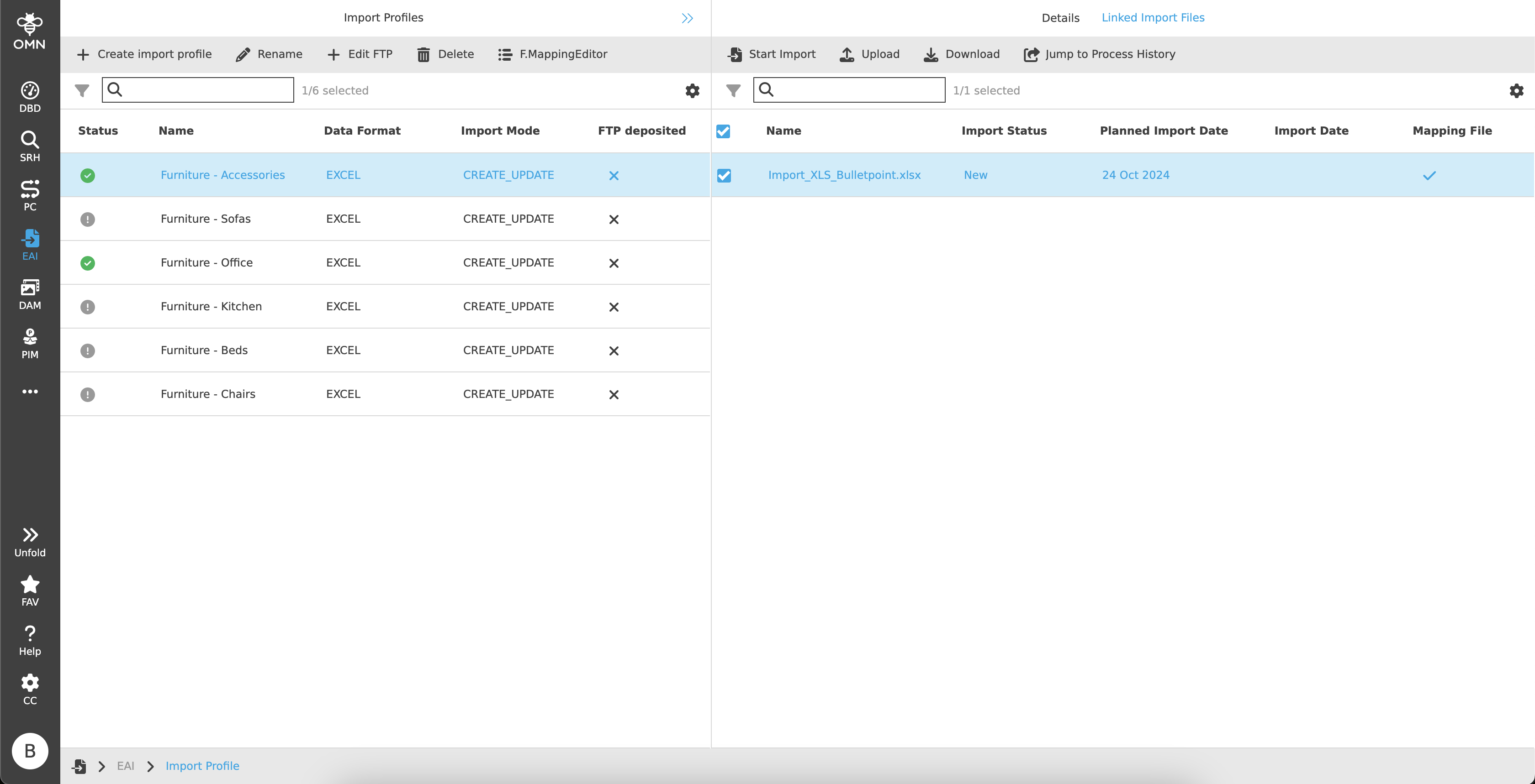 right view import files functions