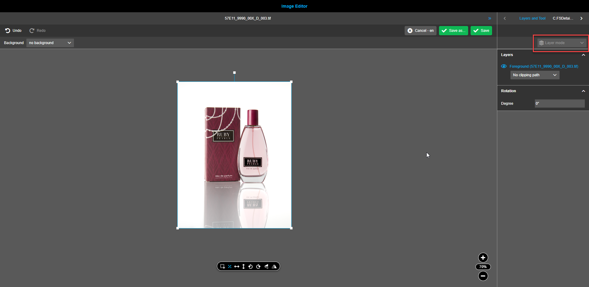 Content switcher disabled