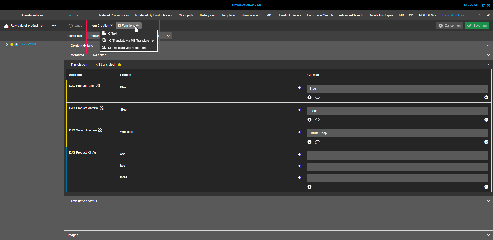 F secondaryFunctions