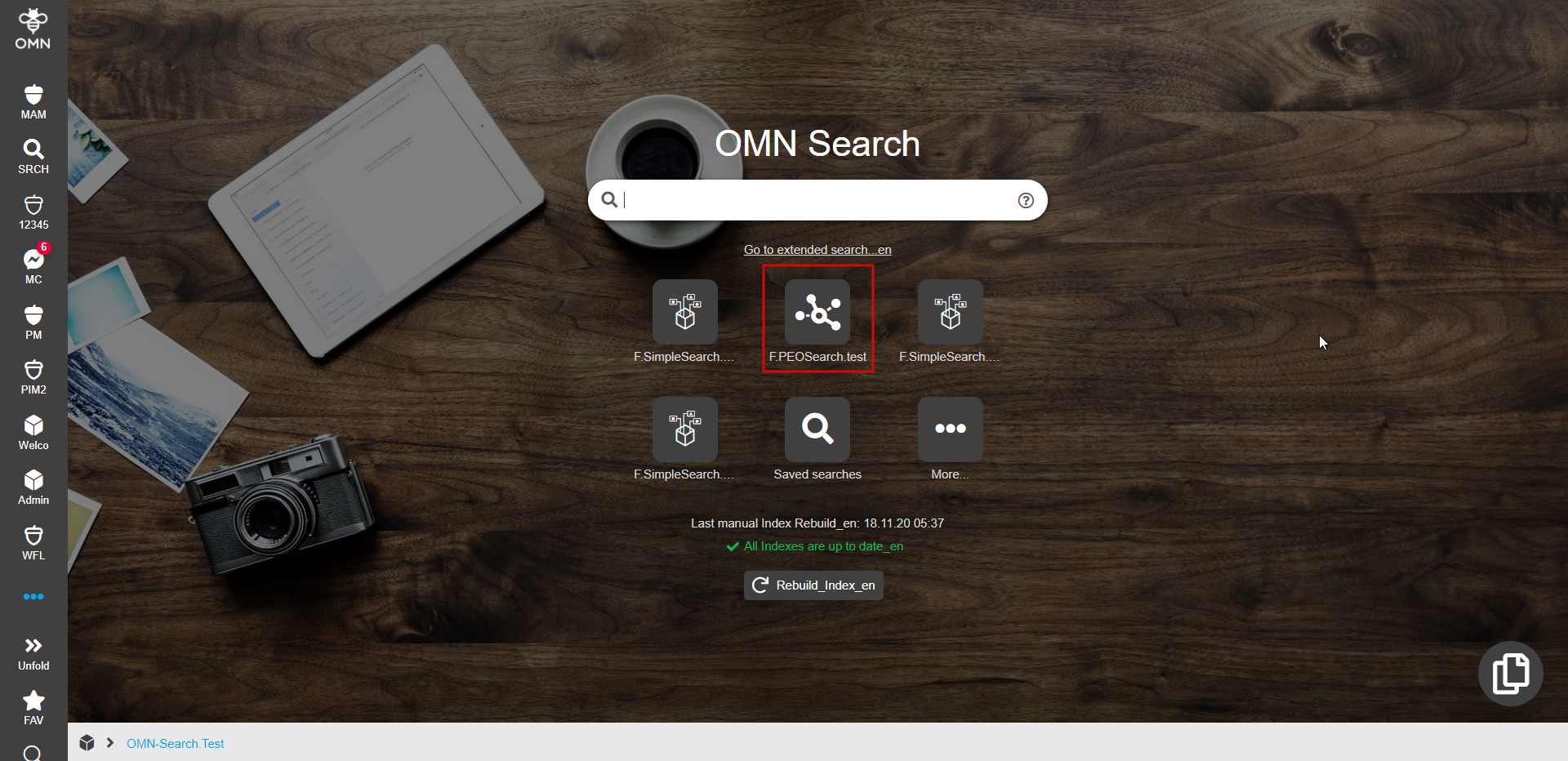 OMNSearch - PEOSearch tile