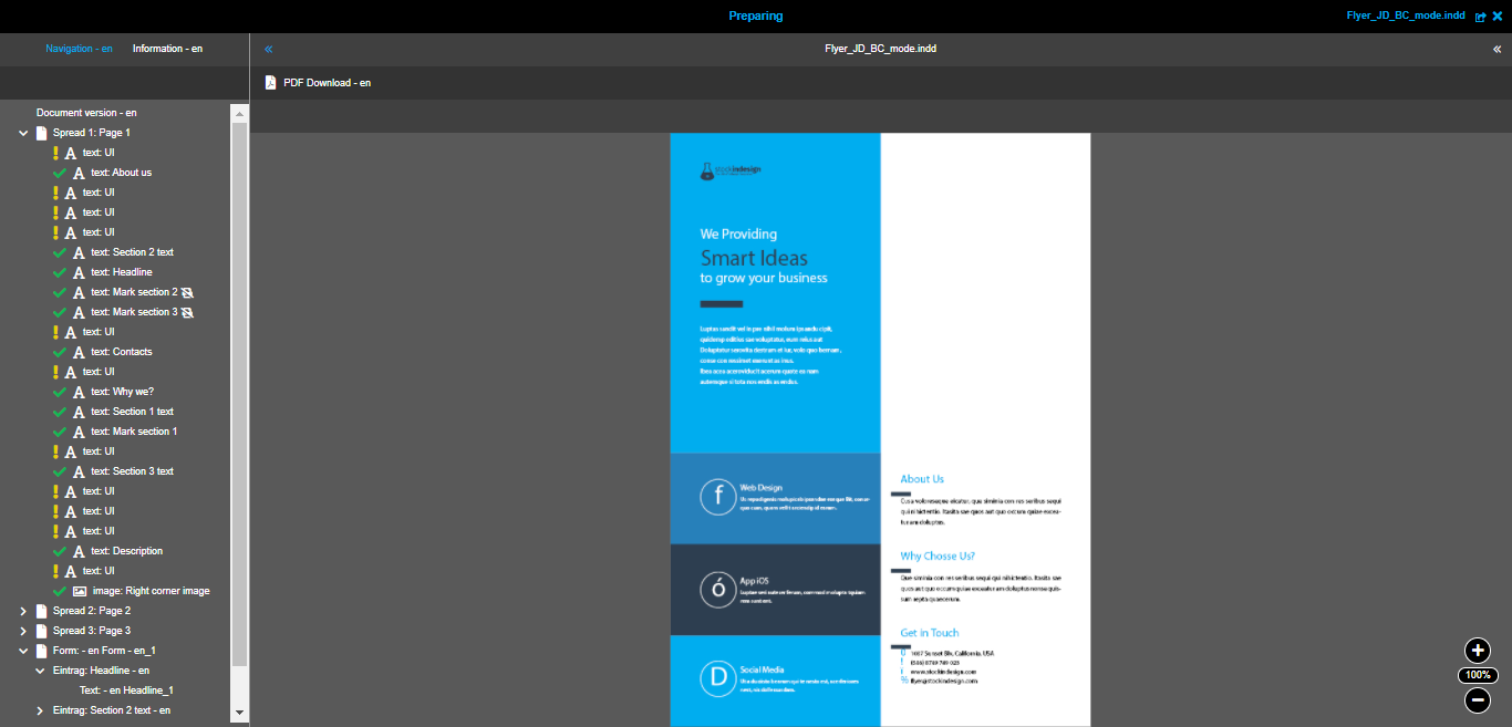 Preparing navigation BC activated