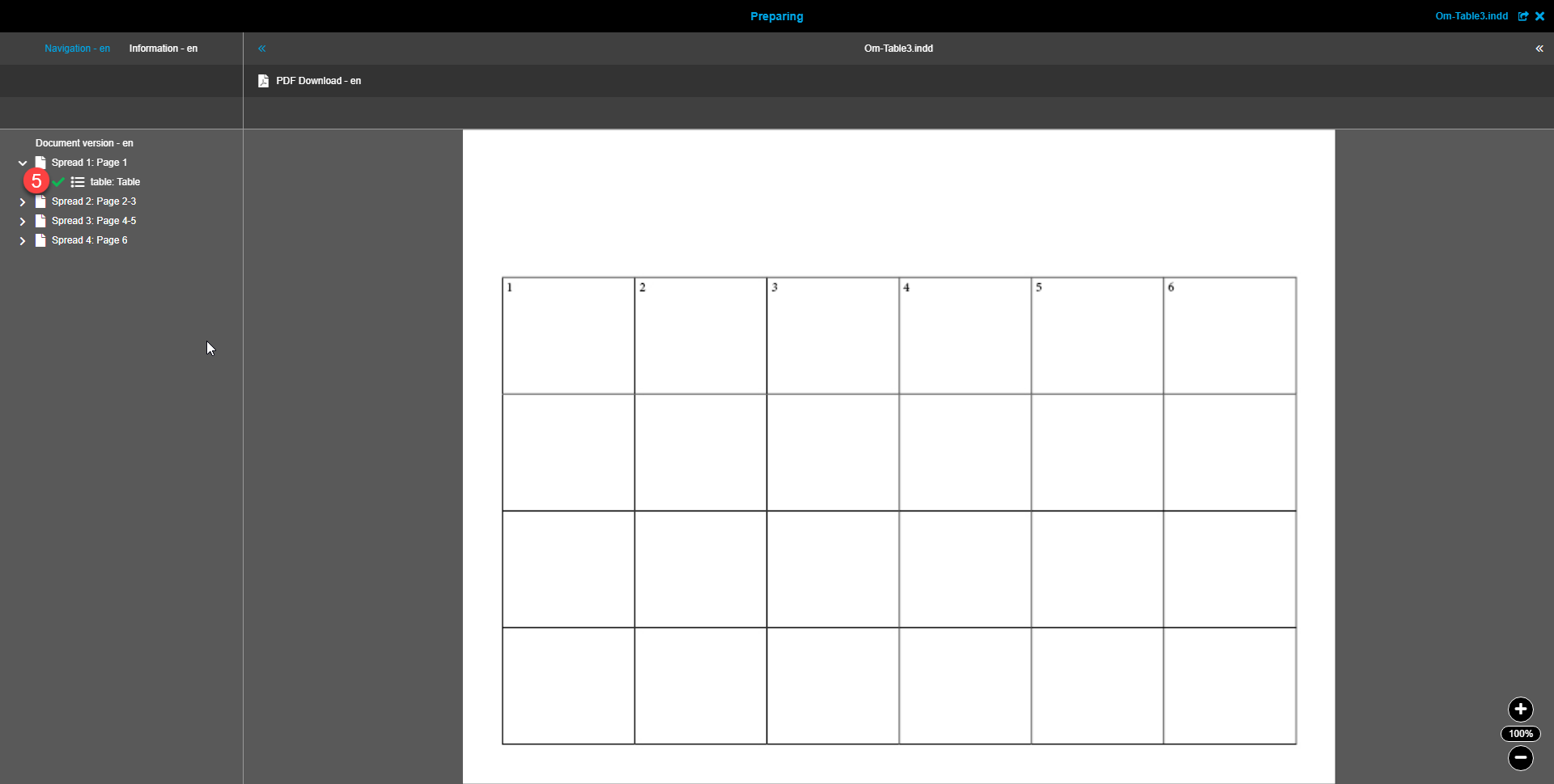 Preparing navigation BC activated entries 2