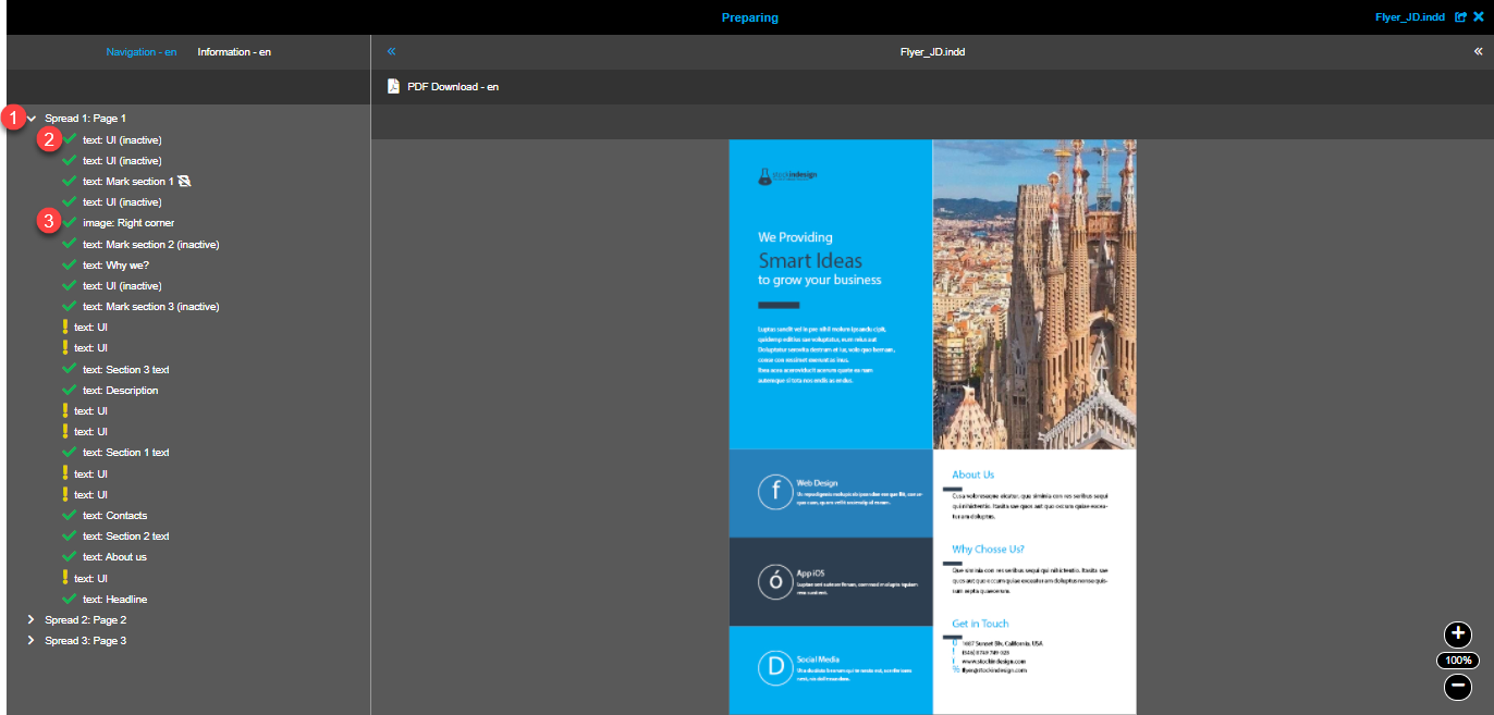 Preparing navigation not BC mode entries