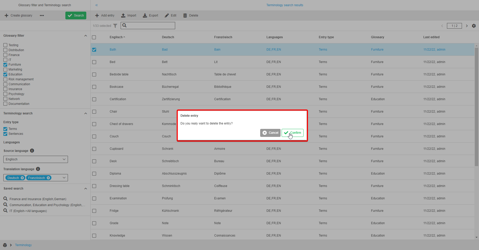 F ConfirmEntryDeletion