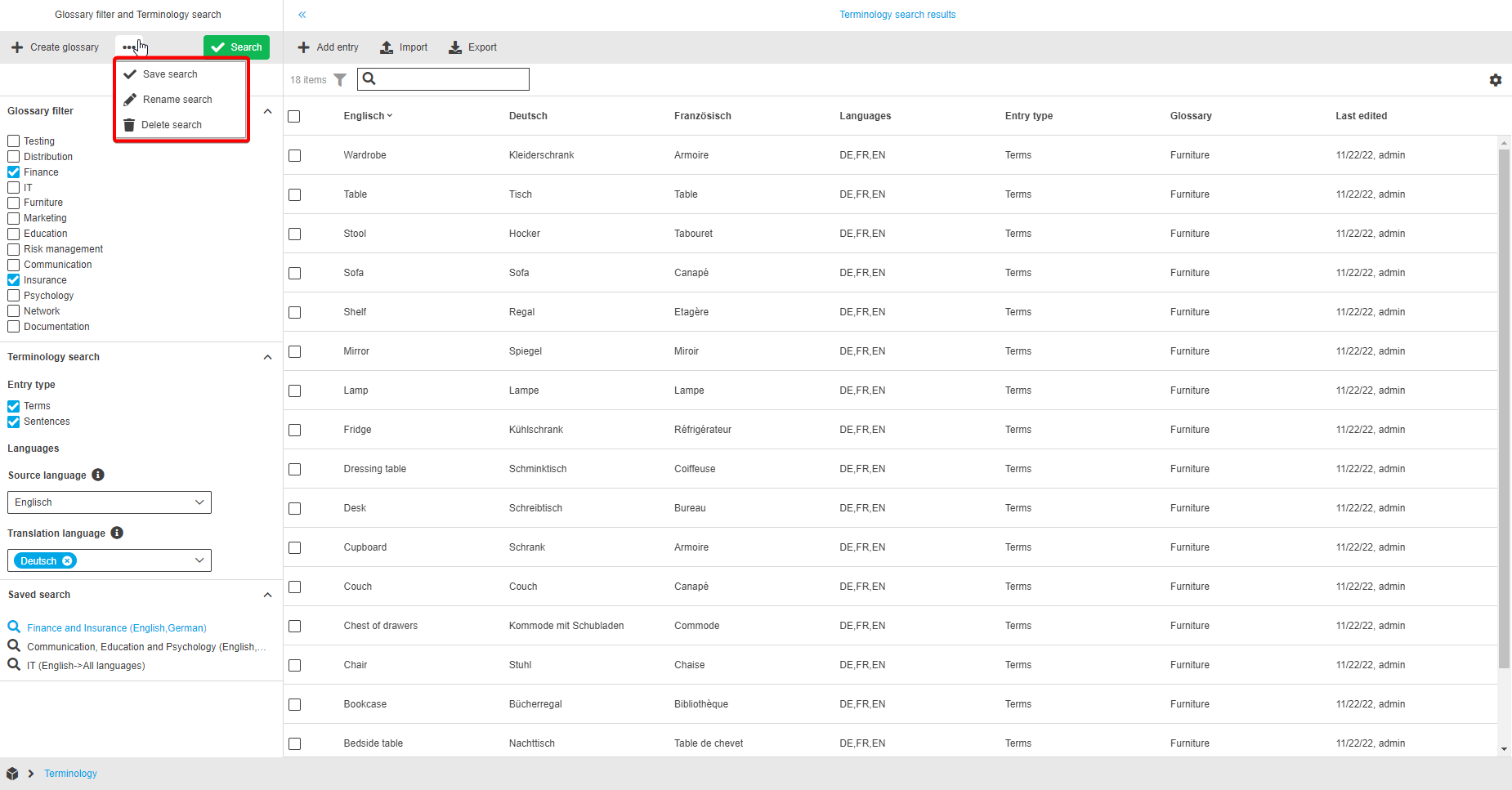F LeftViewButtonsSearch