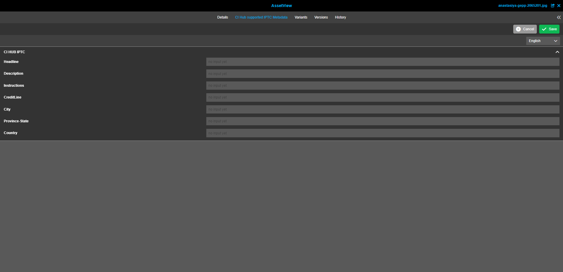 User Guide DAM ciHub