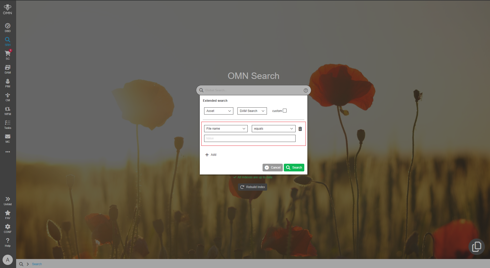 User Guide advSearchFields