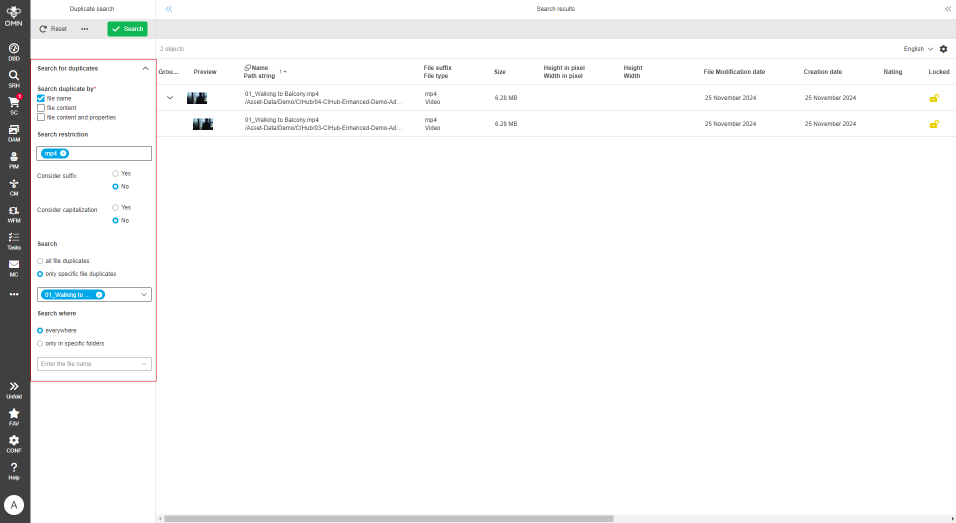 User Guide duplicateParams